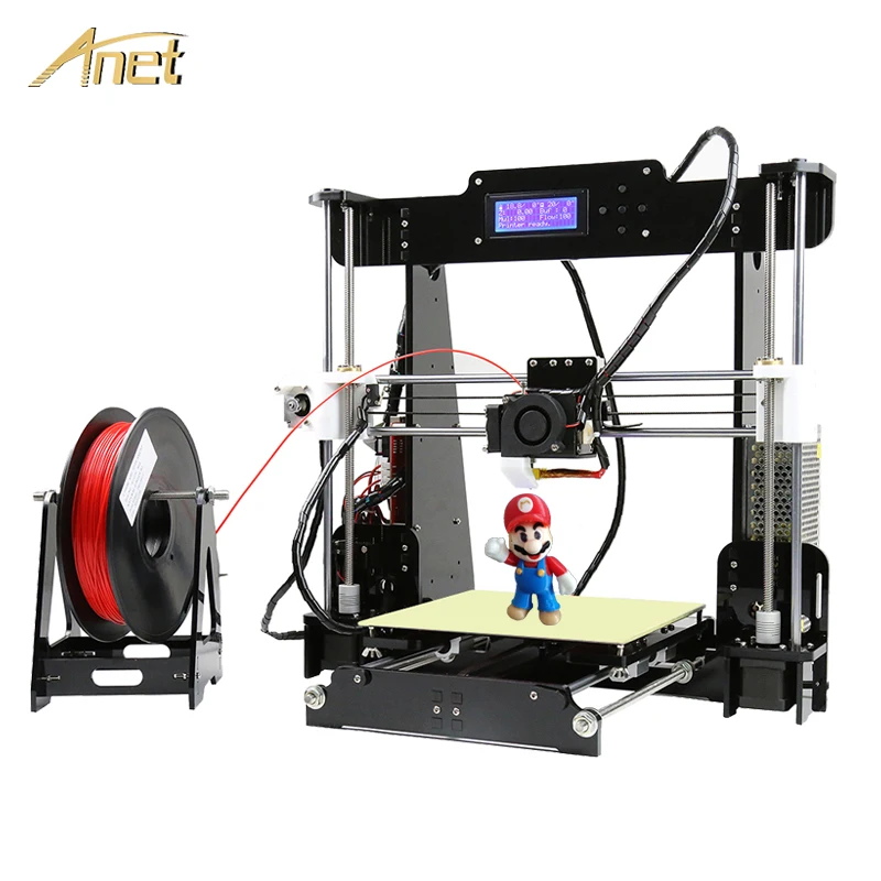 Anet A6 A8/автоматический уровень A8 3d принтер самостоятельная сборка Reprap Prusa I3 DIY