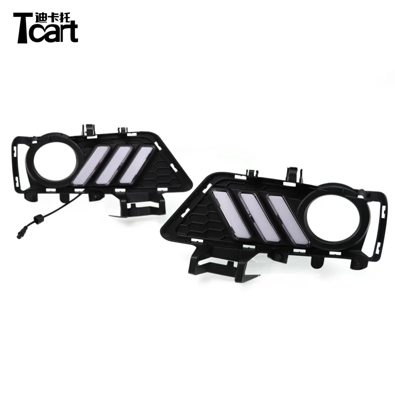 Tcart 2 шт. для BMW F30 3 серии 2018 2019 дневные ходовые огни светодиодный DRL