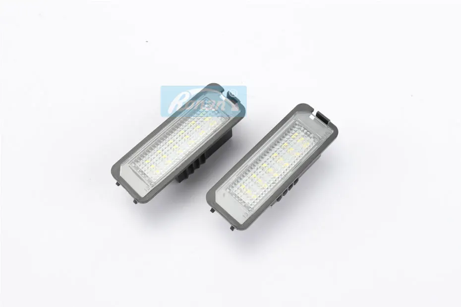 18SMD светодиодный Подсветка регистрационного номера для Volkswagen GOLF4/GOLF5/GOLF6/GOLF7/Lupo/Scirocco/Polo Passat B7», «Жук», «для Skoda OCTAVIA III& сиденье