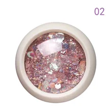 Мини-Шарм DIY украшения макияж глаз блестки ногтей Блеск Искусство Мода порошок лазерное ремесло маникюрные советы