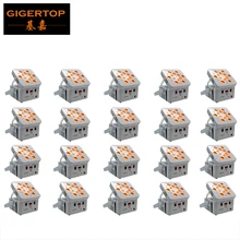 20 шт. dj освещение, dj аудио оборудование аудио, dj оборудование, 12*18 Вт RGBWA УФ Беспроводная батарея телефон приложение dmx par