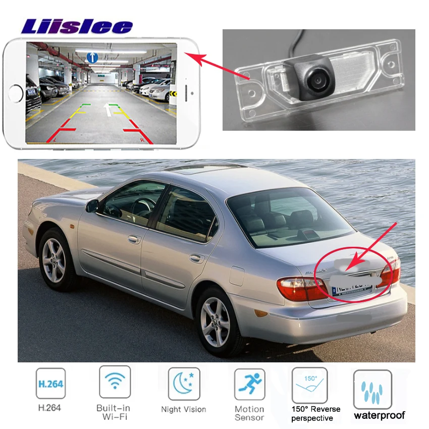  LiisLee wireless Rear View camera For Renault Samsung QM5 MK1 2007~2016 Night Vision backup camera 
