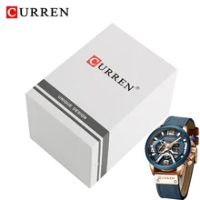 CURREN белая бумажная Подарочная оригинальная коробка для часов