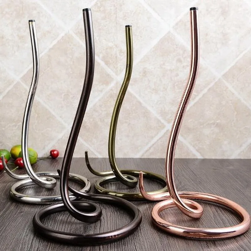 

Creative wine shaker holder snake shape wine shaker holder quick drying stand cocktail cup holder