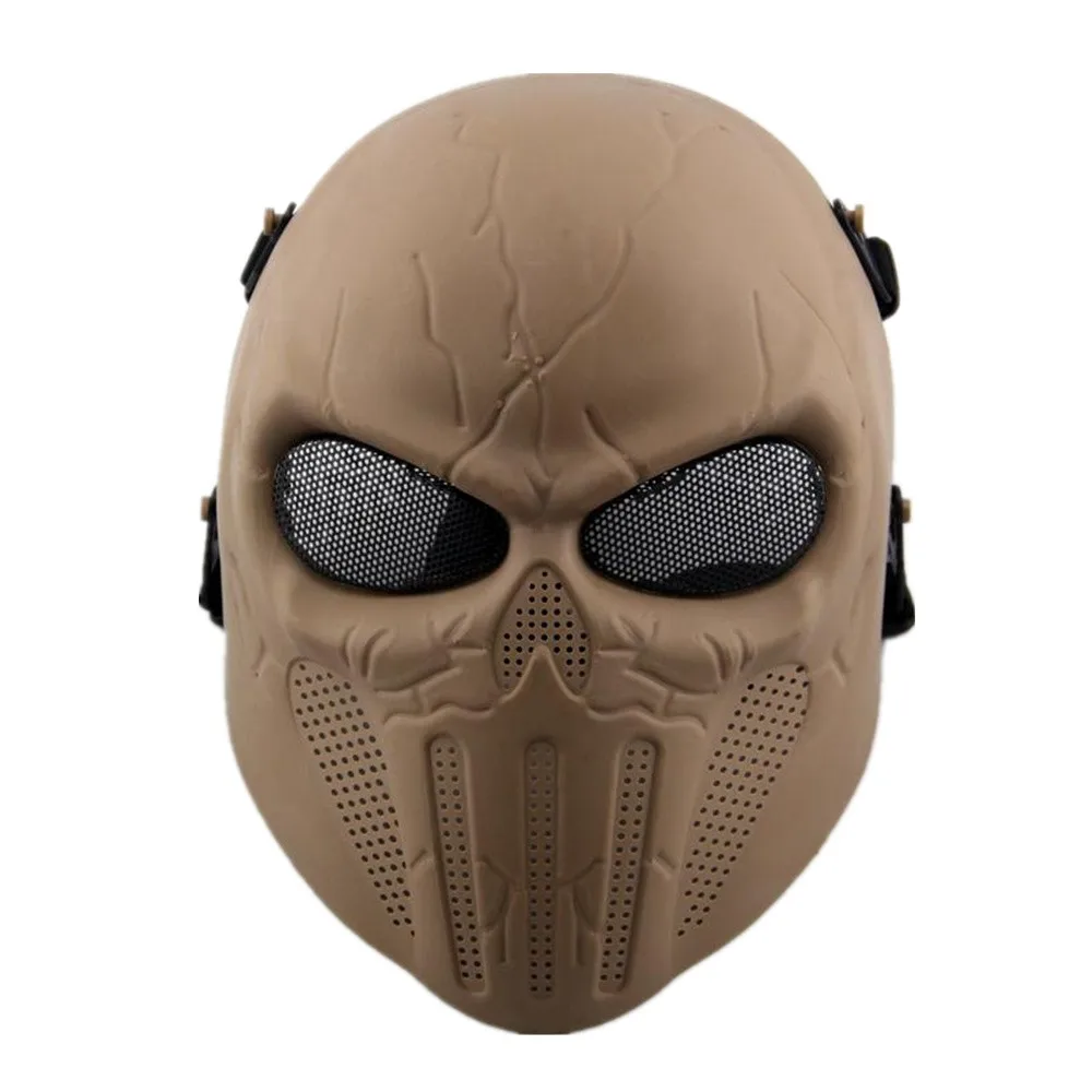 tactical skull face mask military Field scary horror skull mask ear protection shall live field mask for hunting paintball (2)