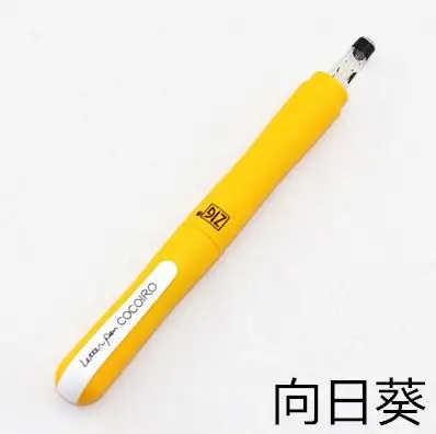 ZIG Cocoiro Kuretake Кисть ручка с жестким наконечником черные чернила Япония - Цвет: D