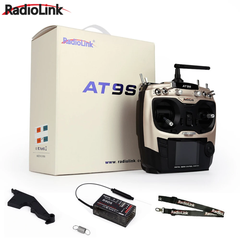 

Radiolink AT9S R9DS Radio Remote Control System DSSS FHSS 2.4G 10CH Transmitter Receiver for Rc Quadcopter