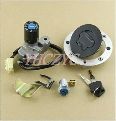 

Ignition Switch Fuel Gas Cap Cover Seat Lock Key Set For Suzuki GS500 2001-2012 Ignition Switch Tank Cover Lock Set