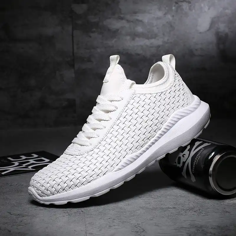 white sports shoes for men