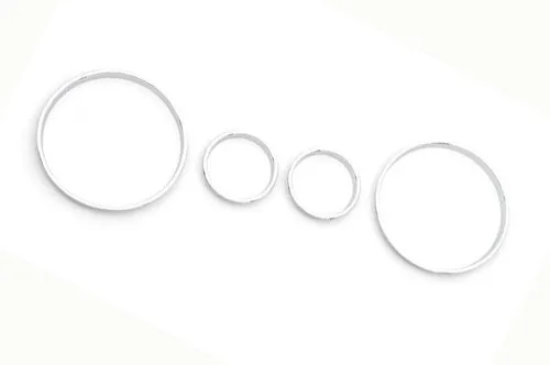 Conjunto para Bmw Styling Cromo Dashboard Bitola Anel E39 2 Estilo de cromo