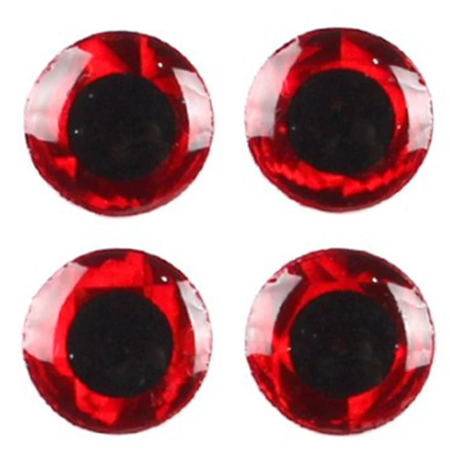 100pcs Fishing Lure Eyes 3D Holographic Fish Eyes Sticker Fly Tying Jig