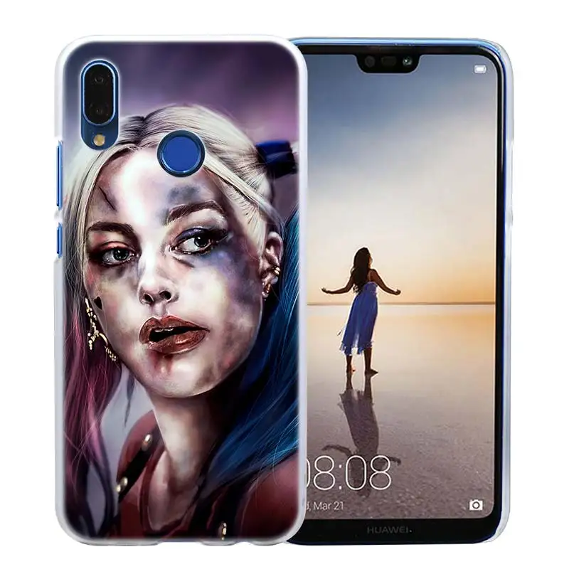 Чехол для huawei P20 P Smart Nova 4 3i P30 P10 P9 P8 lite Pro mini Жесткий ПК прозрачный чехол Харли Квинн Отряд Самоубийц - Цвет: 15