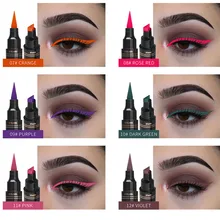 Новая жидкая подводка для глаз Ручка QIBEST 1 шт. Крылатый подводка для глаз Печать Водонепроницаемый макияж, косметика, глаза, подводка для губ, карандаш 0415#30