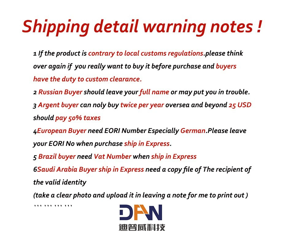 shipping note