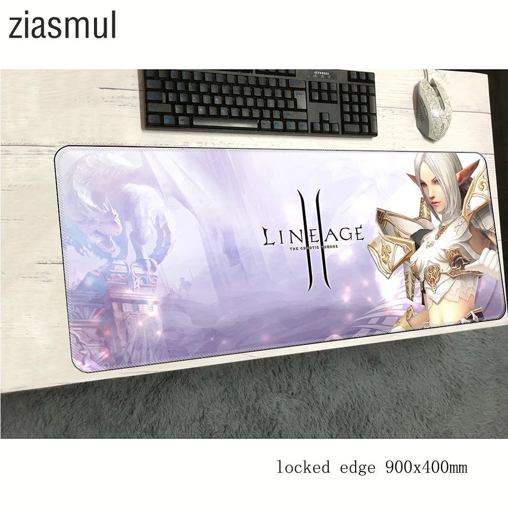 Lineage 2 коврик для мыши 900x400x3 мм великолепные коврики лучший игровой эстетический
