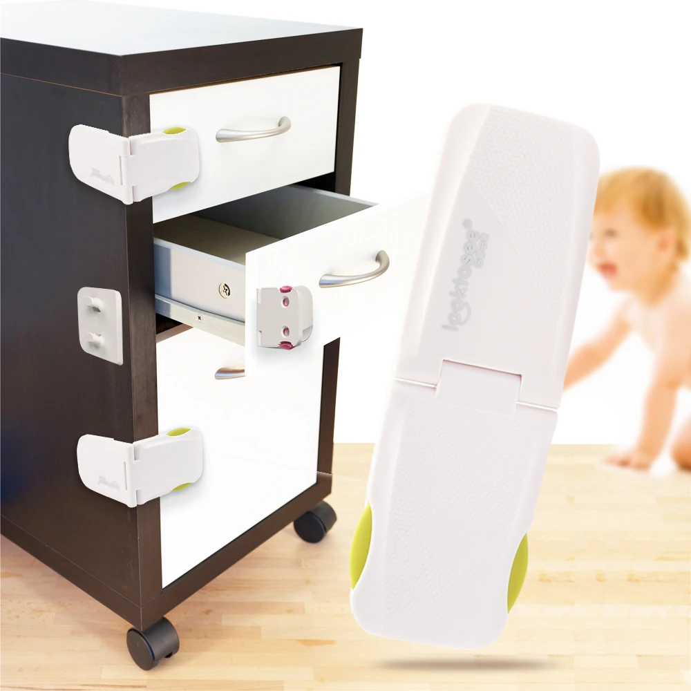 قفل أمان للطفل درج مجلس الوزراء الأمن مشبك Looktosee المولود الجديد الطفل قفل خزانة حماية من الأطفال قفل أمان للطفل درج مجلس الوزراء الأمن مشبك Looktosee المولود الجديد الطفل قفل خزانة حماية من الأطفال