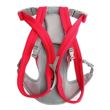 Регулируемые Детские Рюкзаки-кенгуру Новорожденный малыш Слинг Обёрточная бумага рюкзак велосипедиста красный