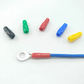 

Insulated Soft Sleeve 1.5 Square Terminal Block Sheath PVC Cold Pressing Terminal Cover Mixed