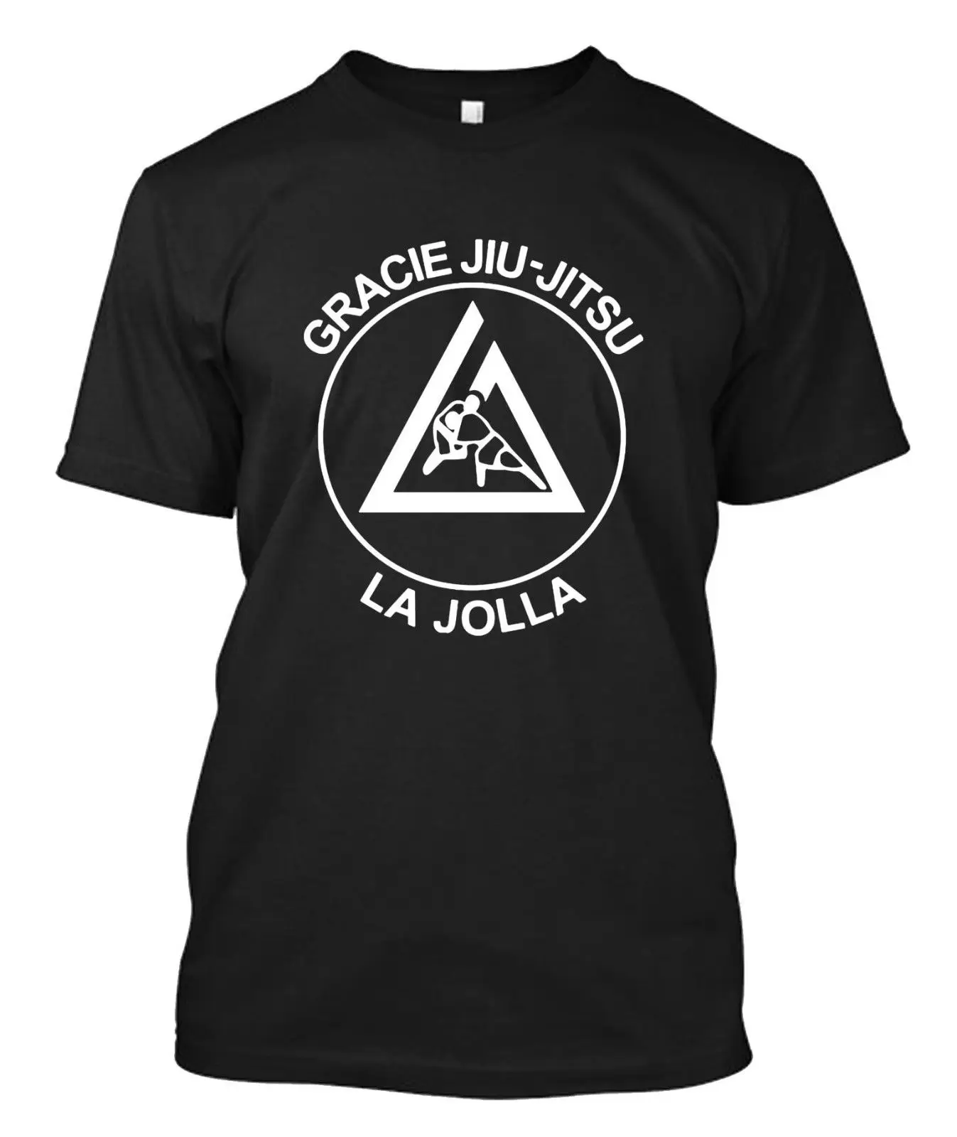 Gracie jiu jitsu academy Champ Logo-футболка на заказ | Мужская одежда