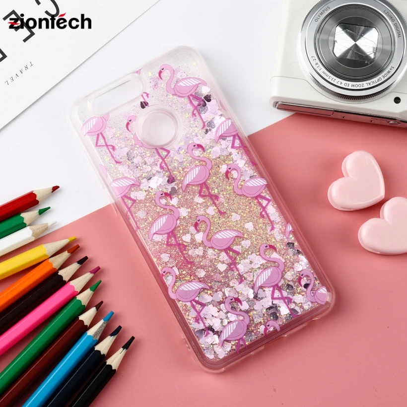 

Soaptree Cases For Huawei Nova 2 plus BAC-L03 BAC-L23 BAC-AL00 5.5 inch Glitter Liquid Soft TPU Covers