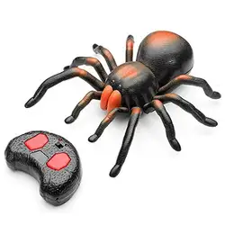 Паук с радиоуправлением, освещение Инфракрасный паук с радиоуправлением Simulative дистанционное управление животных электрические игрушки