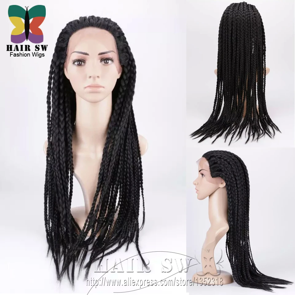 Buy Hand Braided wig Lace Front Edge african american