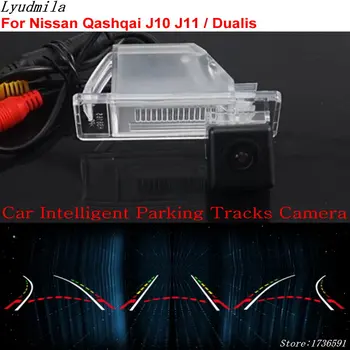 

Lyudmila Car Intelligent Parking Tracks Camera FOR Nissan Qashqai J10 J11 / Dualis / HD Car Back up Reverse Rear View Camera