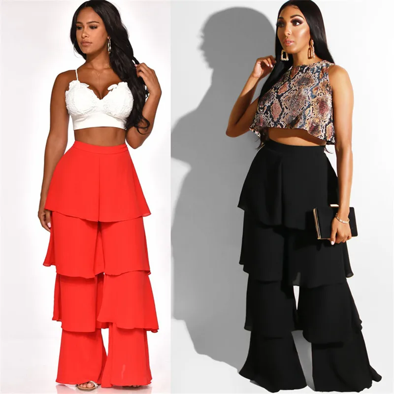 High Street Tiered Layered Ruffles 