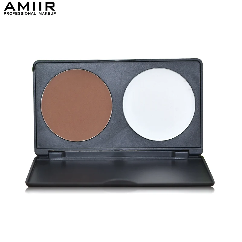 

AMIIR New Arrival Double Colors Highlighter And Bronzer Glow Kit Face Pressed Powder Contouring Shading Matte Trimming Powder