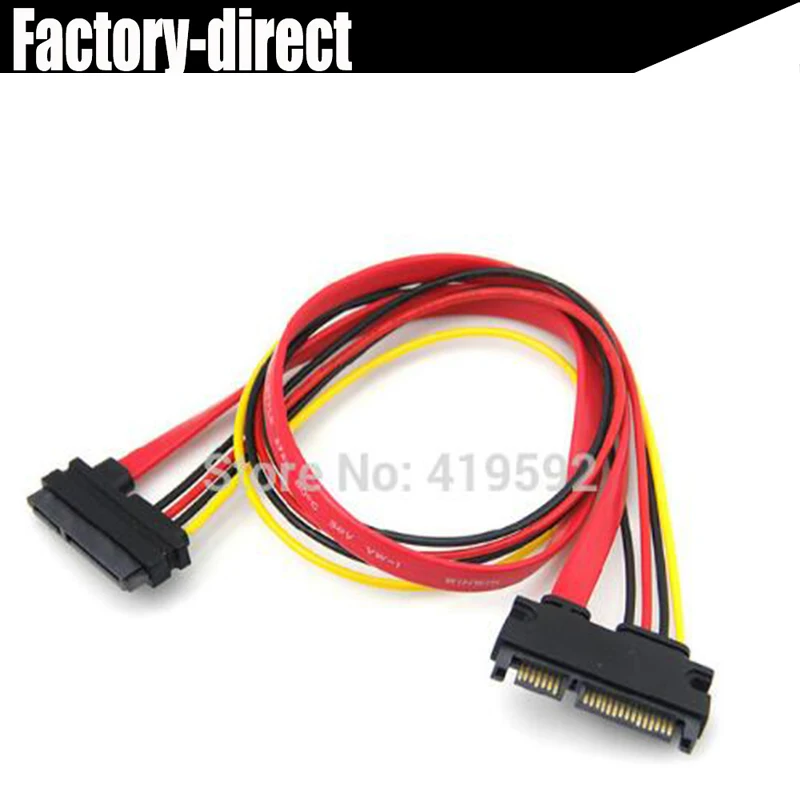 Buy SATA Cable 7 pin+ 15pin 22 Pin SATA Power Combo