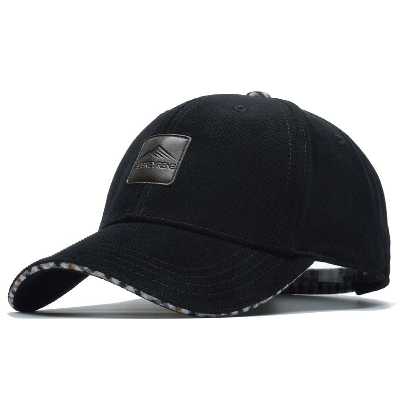 [NORTHWOOD] хлопковая Фирменная бейсболка для мужчин и женщин, высокое качество, облегающие кепки Gorra Trucker, бейсболка Snapback - Цвет: Black