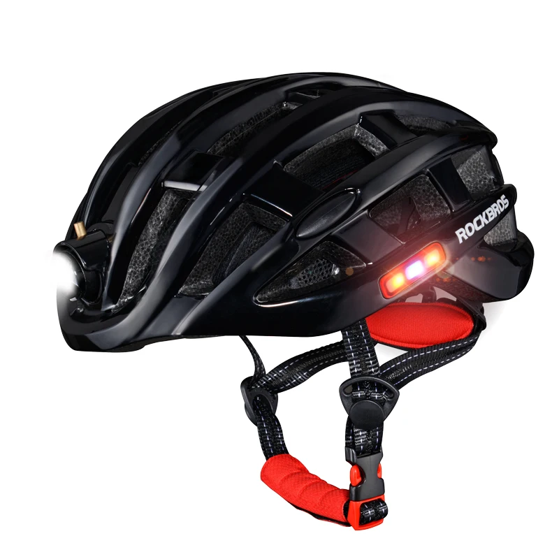 ROCKBROS 5 Colors Light Cycling Helmet USB Rechargeable Men Women Bike Ultralight helmet 49-59cm MTB Road Bicycle Helmet Safely