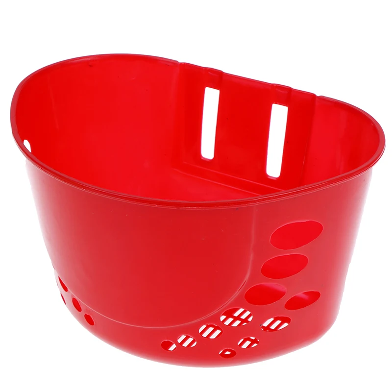 Clearance 5 Colors Lovely Bicycle Basket Front Bag Easy Installation Bicycle Bag Scooter Handle Bar Basket with Bracket Bike Accessories 15