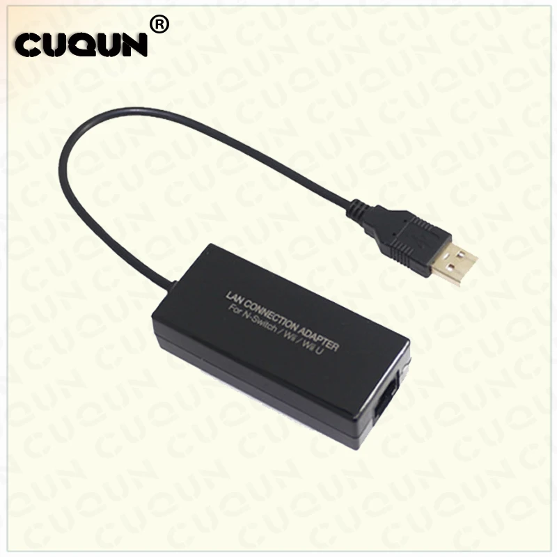 

USB Ethernet Network Card 100Mbps USB 2.0 Lan Internet for Nintend Switch/Wii/WiiU Connection Adapter
