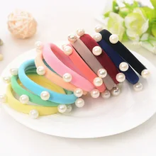 Эластичная лента для волос, кольца с жемчугом, резинки для волос, держатели для хвоста, повязка для волос для девочек, аксессуары для волос