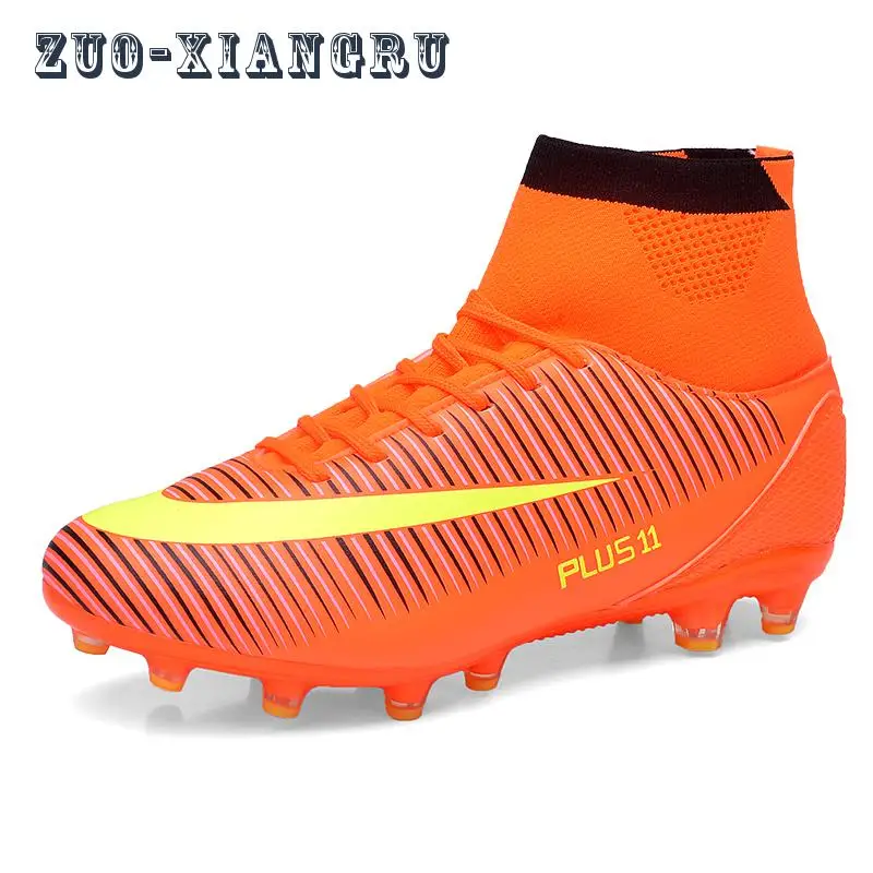 Zapatillas de fútbol para Hombre, Zapatillas de fútbol para interiores con calcetines, entrenador profesional, botas de fútbol TF, Botines altos, Zapatillas fútbol Sala Hombre