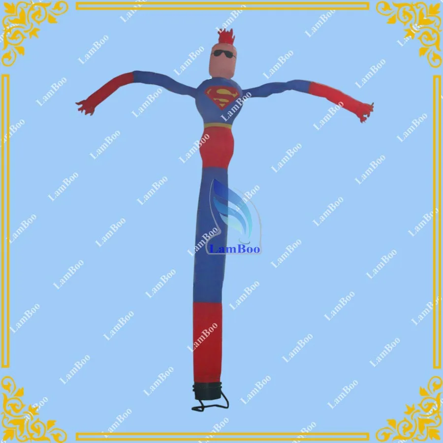 

Free Shipping Inflatable Super Man Air Dancer for Advertisement 6m High Sky dancer for Events Free Shipping with Blower Included