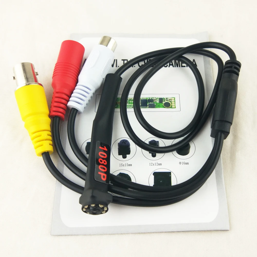  1080P Mini Ahd Telecamera di Sicurezza con 8 Pcs 940nm Ir Led di Visione Notturna Dell'interno Del 