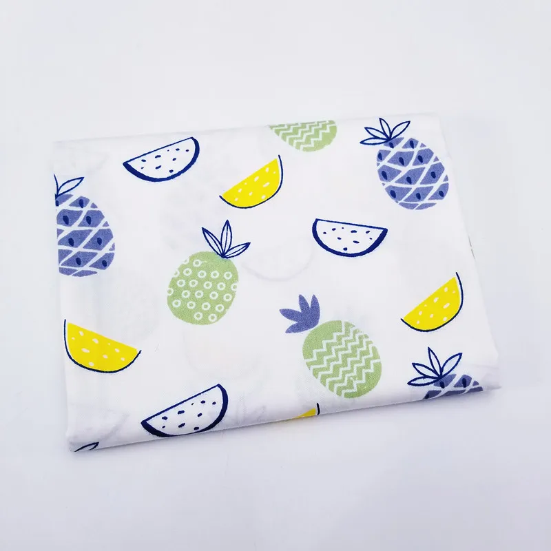 

Cotton Fabric Printed Fruit Twill Fabric Cloth For Home Textile Material Bed Sheet Soft Cloth Quilting Tecido Baby Beding Dolls