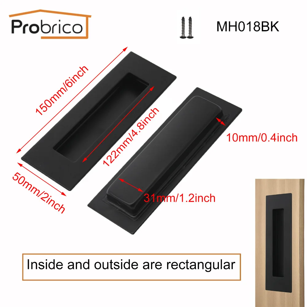 Раздвижные ручки для шкафа Probrico кухонные со скрытыми ручками мебели|cabinet knobs|black