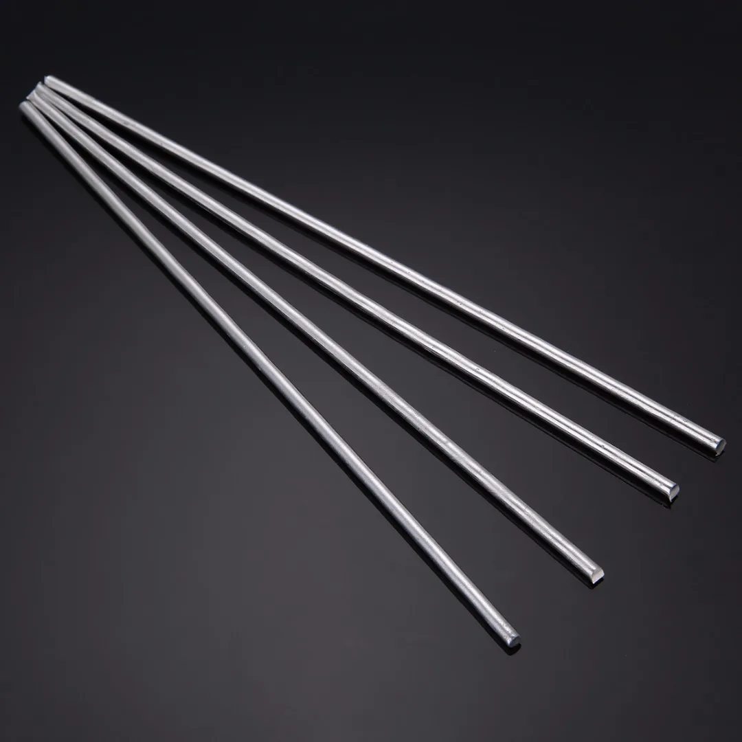 4pcs Silver Aluminum Welding Electrodes Flux Cored Low Temperature Brazing Wire 4x230mm Repairing Welding Soldering Rods