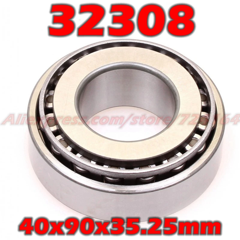 40x90x35.25 mm Tapered Roller Bearings 32308 7608E HR32308J 32308JR