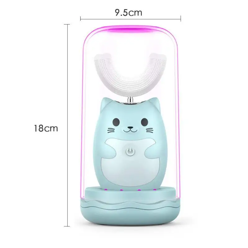 Kids Cartoon Ultrasonic Toothbrush Three Gear Speed Electric Tooth Brush Rechargeable Children Cartoon Electric Toothbrush