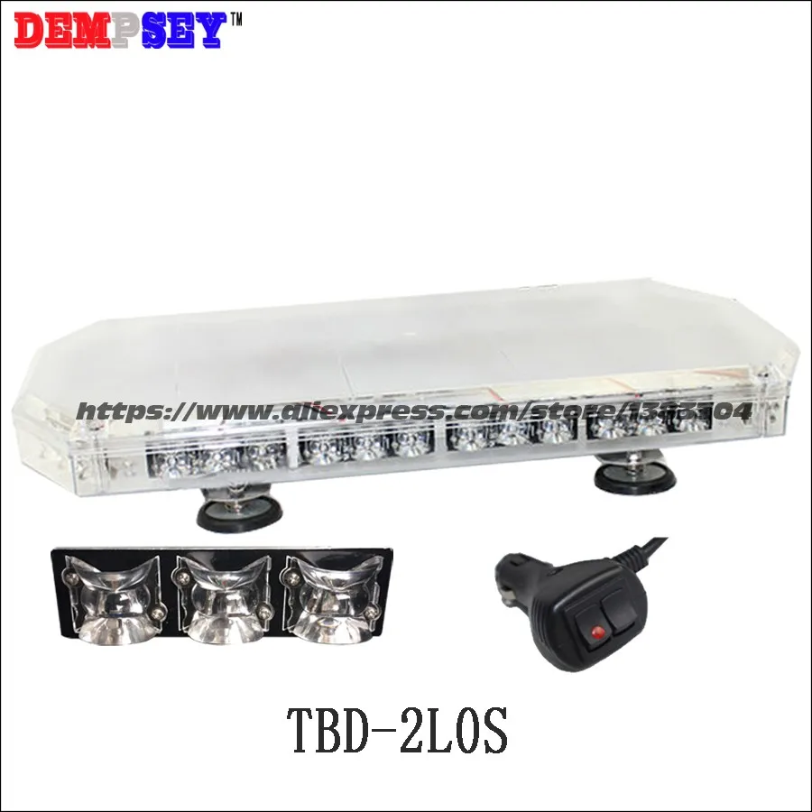 Barra de Luzes de Aviso de Emergência Barras de Luz Barra de Luz Mini Amber Branco Dc12v-24v Levou Caminhão Resgate Strobe Flashing Aviso Tbd-2l9s Led - 4 barras de luz caminhão resgate Strobe Flashing aviso barra de luz