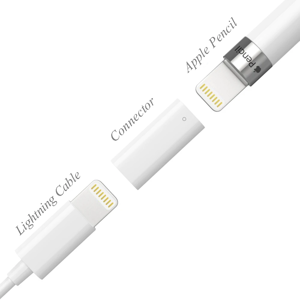COOYA для apple Pencil световых кабелей зарядный адаптер pen переходник зарядного