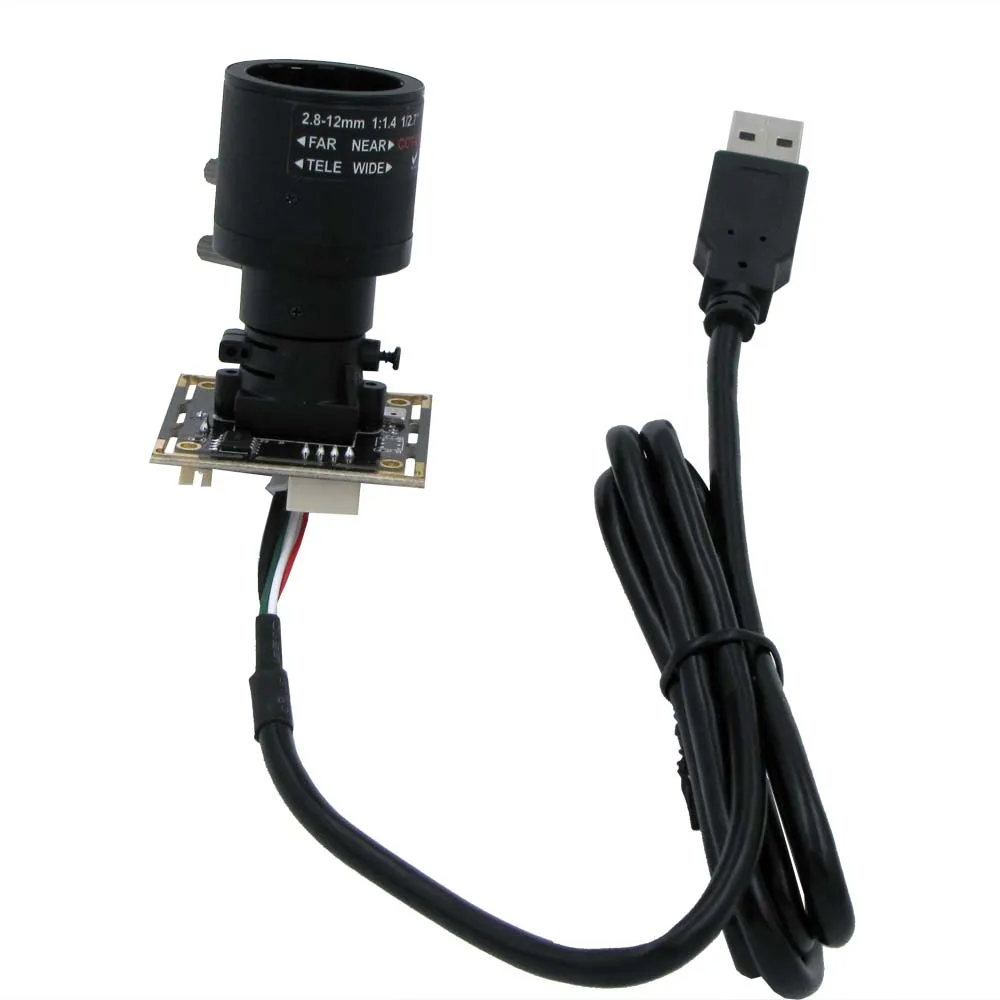 USB Camera Module with M12 Mount 2.8-12mm Varifocal Lens 01