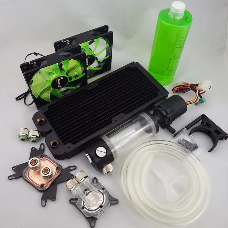 PC hardware water cooling kit computer dissipate heat cooler kit with