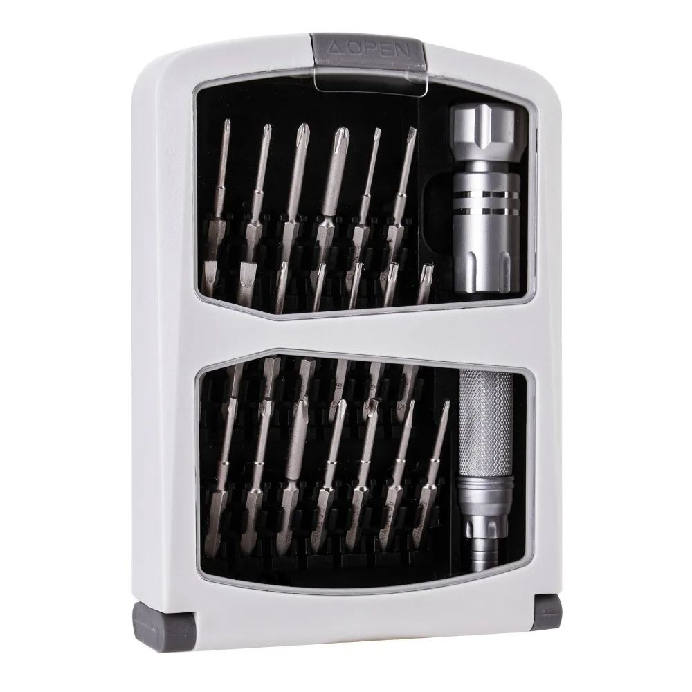 Chave de Fenda de Precisão Ferramenta de Reparo do Aço s2 para Iphone e computador e eletrônica e laptops Pcs com 22 Conjunto Nanch 23 Bits Kit - Image 2
