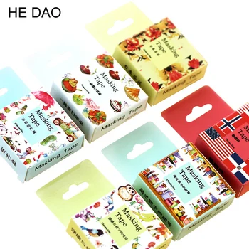 

24 Style 1 Pc / Pack Size 15 Mm*10m Diy Yellow Bunny Washi Tapes Masking Tape Cartoon Tapes School Supplies Material Escolar