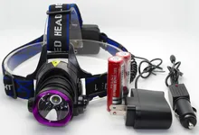 BIKE RIDES New High Power 10W 2000LM CREE XM-L T6 3-Modes Bicycle Led Headlamp LED Headlight head flash light + Charger Adapter